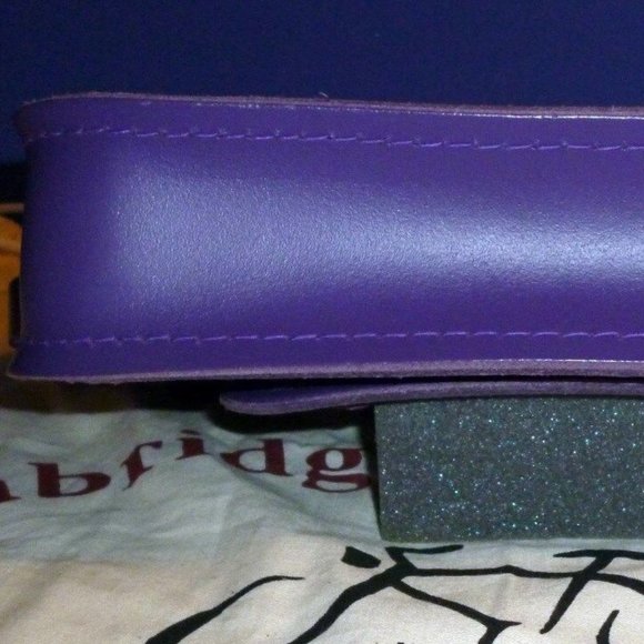 The Cambridge Satchel Company purple leather bag. Made in UK. - Picture 4 of 4